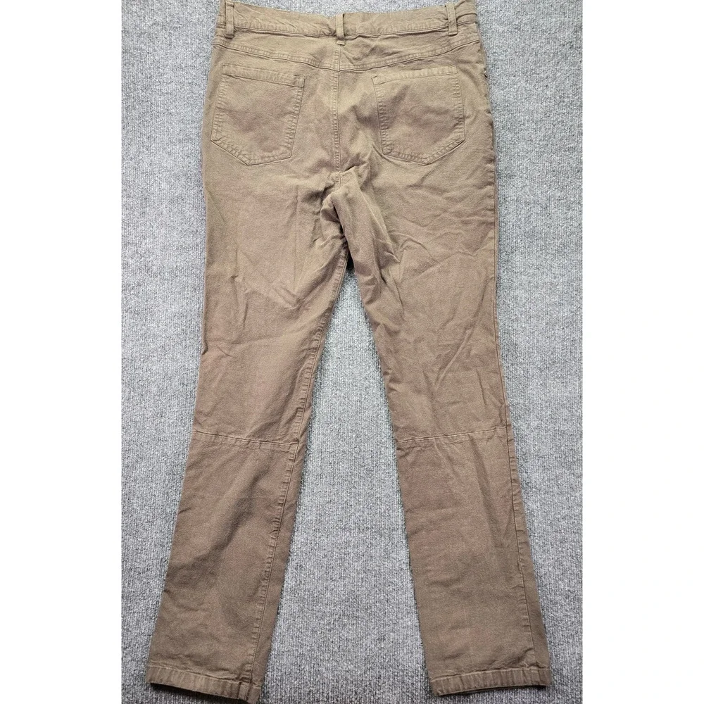 Free Fly Pants Mens 34x34 (34x32) Brown Cotton Bamboo Viscose Stretch 5 Pocket